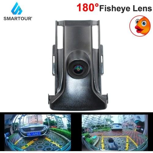 SMARTOUR 720P180deg car FRONT GRILLE view camera for Toyota LAND CRUISER PRADO TX 150 Fj150 2014 2015 park camera night vision