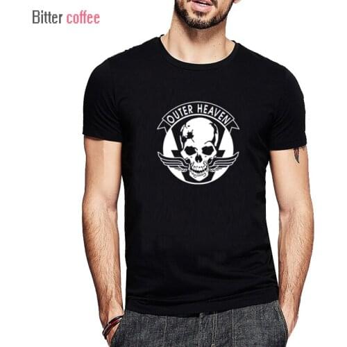 Summer NEW Funny Game Metal Gear T Shirt Fashion Printed Cotton Short Sleeve Metal Gear Solid T-shirts Tops Tees