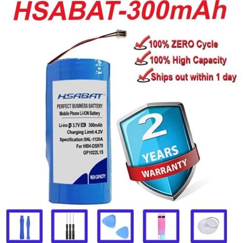 Top Brand 100% New 300mAh GP1022L15 Battery for Sony Ericsson HBH-DS970 HBH-DS980 Earphone in stock