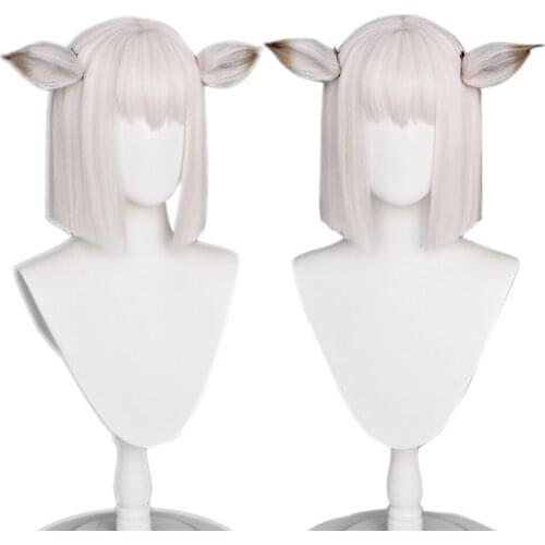 Arknights Carnelian Cosplay Wig Heat Resistant Synthetic Hair Carnival Halloween Party Props