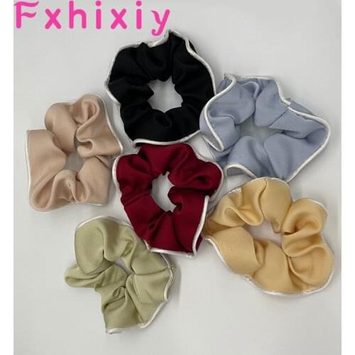 Korean Fashion Elastic Hair Bands Scrunchies Hair Ties Ponytail Holders Rubber Band Sweet Candy Color Hair Rope Hair Accessories