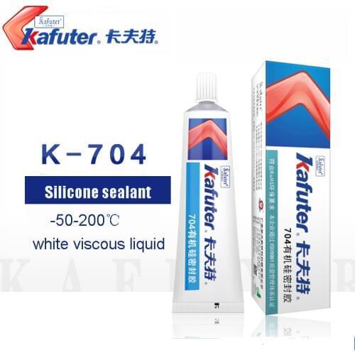 Silicone Rubber K-704 White Fixed Silicone Rubber Sealant Components RTV Silicone CPU Cooling Gel Electronic Silicone