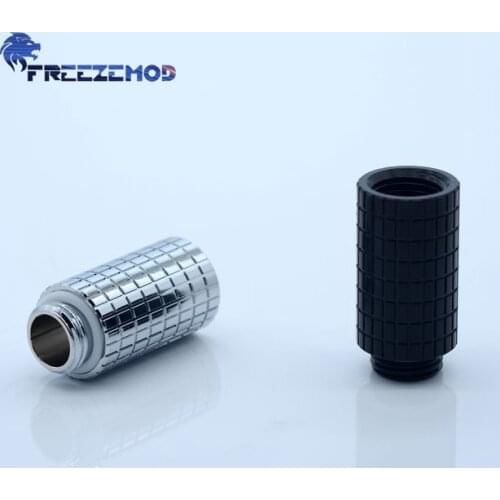 FREEZEMOD copper male to female 30mm thread extender G1/4'' compute pc water cooler fitting inner Hexagonal fixed. BYCLZ-C30