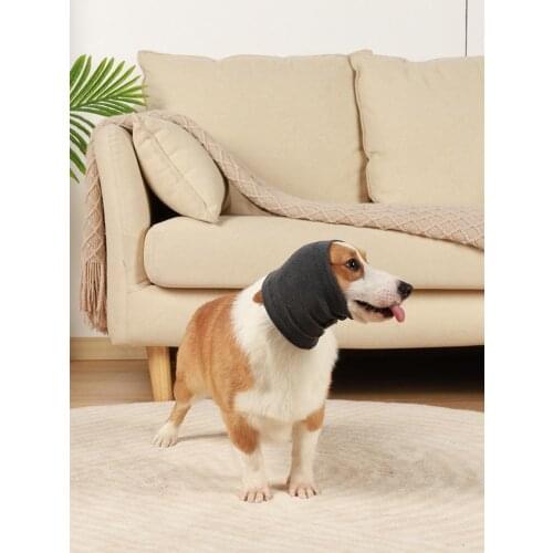 Pet Soothing Headgear Dog Hoodie Dog Scarf Relieving Anxiety Soothing Headgear Scarf