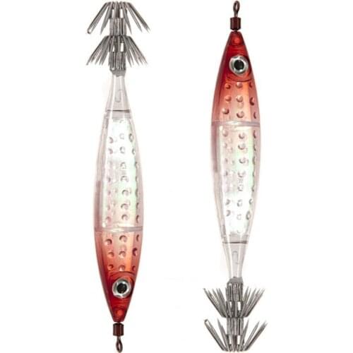 10cm Japan Fishing Lure Hard Attractive ABS Artificial Hard Bait Squid Jigging Angling Fishing Tackle