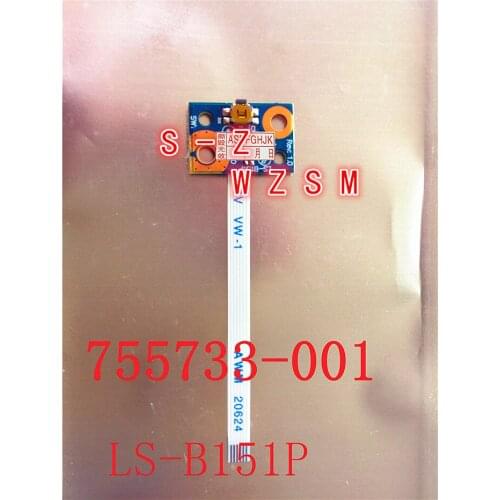 New Board For HP Pavilion X360 11-N 11-N010DX TPN-C115 Power Button Board With Cable 755733-001 LS-B151P