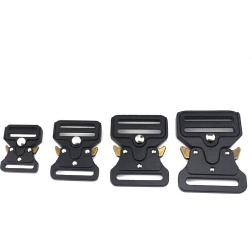 1pcs Durable Metal Black Belt Buckle Quick Side Release Clasp for Bag Luggage Outdoor Backpack Strap Belt Webbing Lether Craft