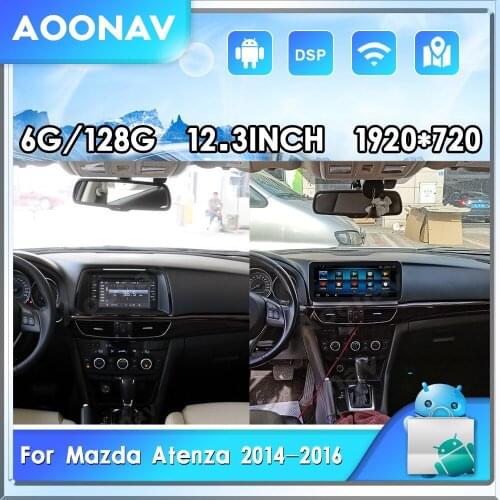128GB Android Car Radio GPS For Mazda Atenza 2014 2015 2016 car Multimedia Navigation Stereo receiver Head Unit Player