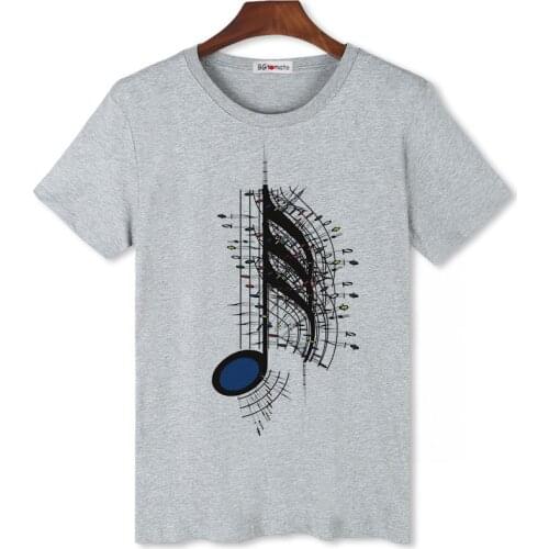 BGtomato love music art printing hot t shirts for men brand new fashion designer personality shirts cheap sale