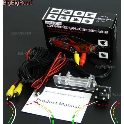 BigBigRoad Car Intelligent Dynamic Track Rear View Camera Backup Reversing Camera For Mercedes Benz Smart ED / Smart Fortwo