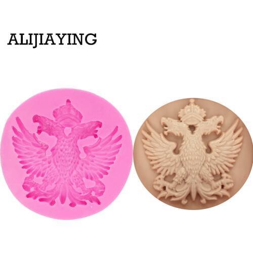 DY0032 Eagle Fondant Silicone Mold chocolate Sugar Craft Cake Decorating tools DIY molds Resin Clay Soap Mold