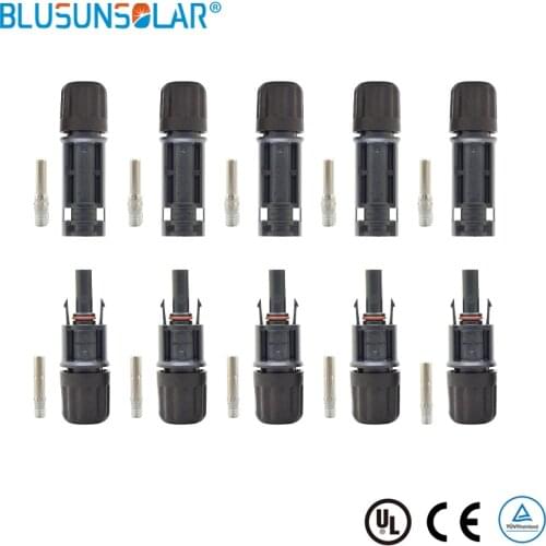 Europe warehouse 100 Pairs/Lot IP68 Male and Female M/F solar panel Connector 1500V Solar Panel Wire Cable