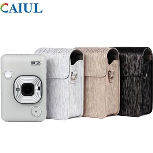 Fujifilm Instax mini Liplay Camera Accessory Artist Oil Paint PU Leather Instant Camera Shoulder Bag Protector Cover Case Pouch