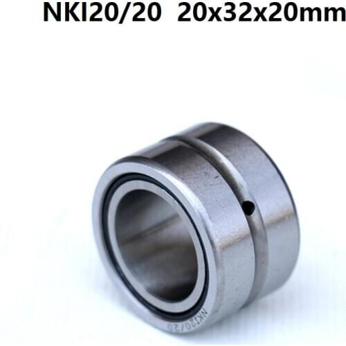 50pcs NKI20/20 Needle roller Bearing 20*32*20 mm with inner ring 20x32x20