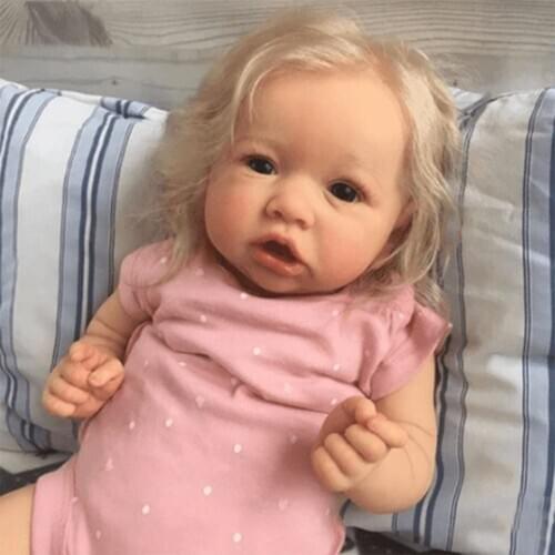 Hoomai New Reborn Doll Toys 58CM Full Body Silicone Toddler Girl Dolls DIY Playmate Toys Kids Birthday Gift