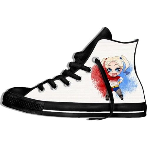 Stranger Things Friends Don't Lie Novelty Design Fashion Lightweight High Top Canvas Shoes Men Women Casual Breathable Sneakers