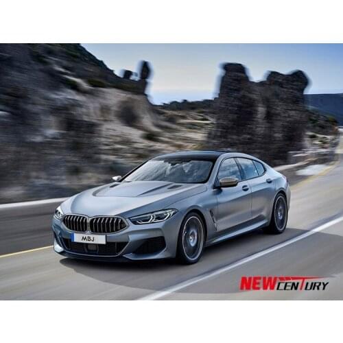 Suitable for 8 Bmw Series 840i Modified Mbj Carbon Fiber Perforated Machine Cover G14g15 Front Bar Rear Lip Tail