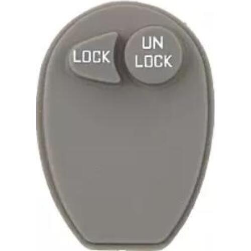 2 Buttons Rubber cover Button Pad For Buick GMC Saturn 2B Car Remote Key Cases