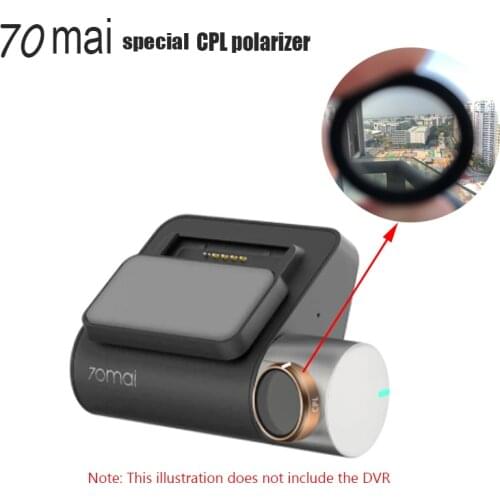 For 70mai Dash Cam Pro Plus/A500/A500S dedicated CPL polarizer, DVR reflective elimination filter For vehicle dashcam 1PCS
