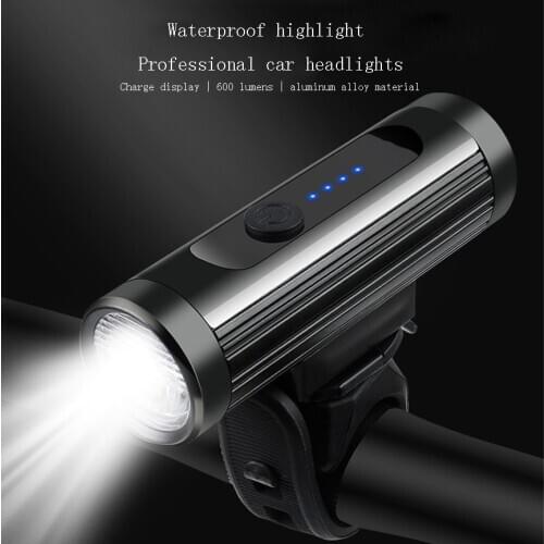 Bike Light Rainproof USB Rechargeable LED 2500mAh MTB Front Lamp Headlight Aluminum Ultralight Flashlight Bicycle Light