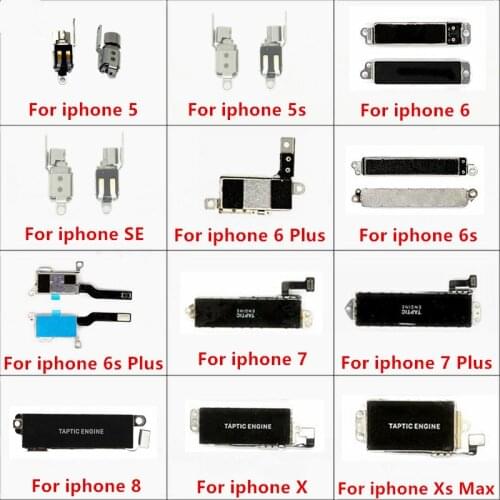 Replacement Repair Parts Original Vibrator Vibration Flex Cable Ribbon For iPhone SE 5 5S 5C 6 6S 7 8 Plus X XR Xs Max