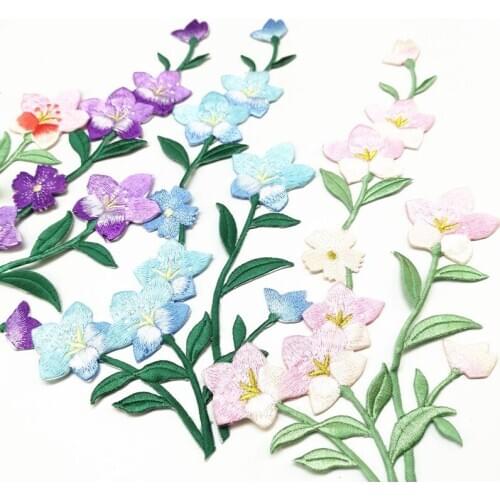 1pc Flower Patches Cheongsam Dress Decoration Cloth Applique Embroidery Floral Patch Stickers Garment Clothing Accessories