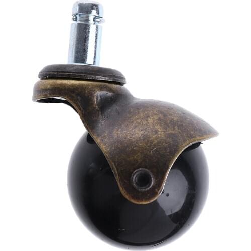 2'' Antique Copper Ball Caster Office Chair Caster Wheels Antique Brass