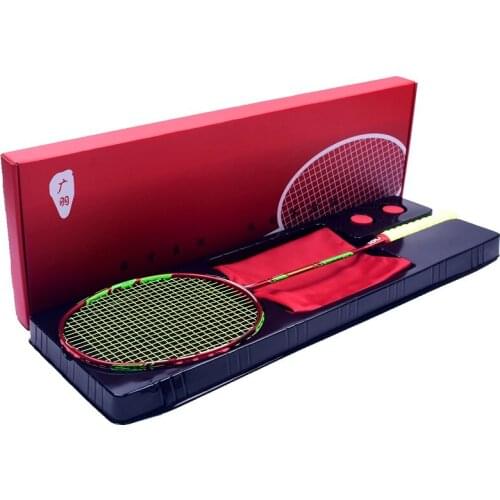 2pcs Badminton Rackets And Carrying Bag Set Badminton Racquet Set Indoor Outdoor Sports Accessory Beginner Training Rackets -40