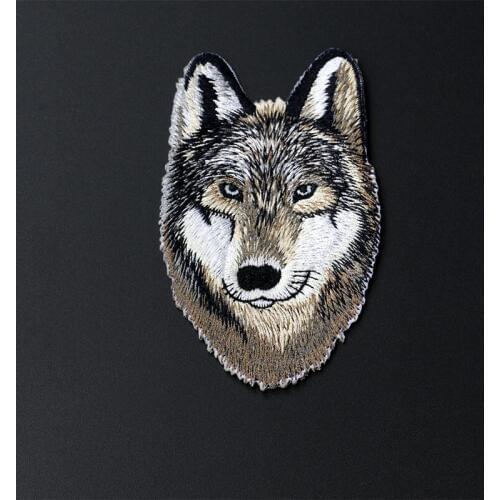 Hey Yonniex 5pcs/lot Wolf Patch Childrens Badges for Backpack Jacket Bags High Quality Iron On Patches For Clothing
