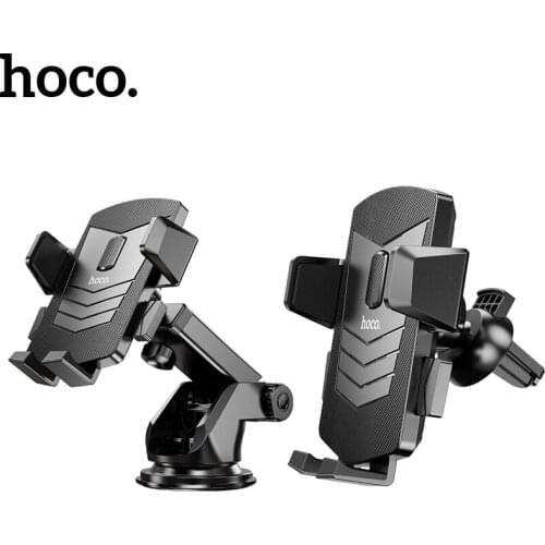 Hoco Universal Sucker Phone Holder in Car For Xiaomi Poco X3 M3 GPS Stand Air Vent Mobile Phone Holders For Samsung A51 S21 S20