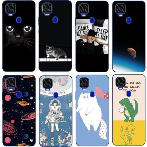 For ZTE Axon 11 SE Case Black Silicone Soft TPU Back Cover Phone Cases For ZTE Axon 11 SE 5G Case Coque for ZTE Axon11 11SE