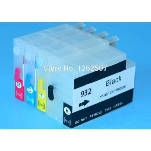 HP932XLBOMA-TEAM HP933XL 932 933 Refill Ciss Ink Cartridge For HP officejet 7610 7612 7110 7510 7512 6600 6700 6100 Printers
