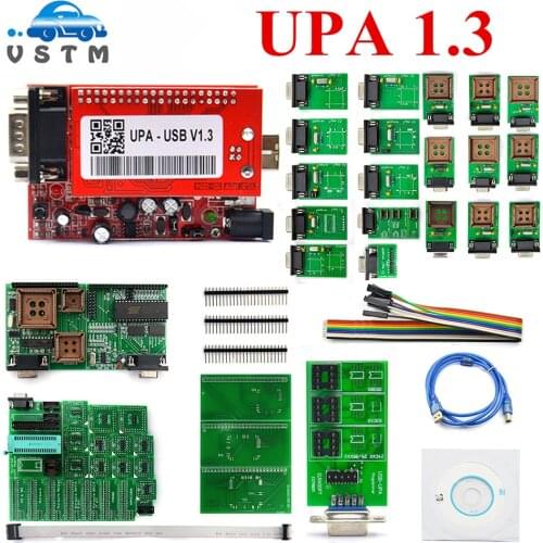 OBD2 UPA Diagnostic tool ECU Programmer UPA USB V1.3 With Full Adapter ENC Powerful function for program code reader scanner