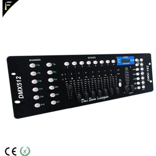 Disco DMX 512 Console 192 DMX Channels Controllers Stage Lights Control 30 banks each composed of 8 Programmable scenes