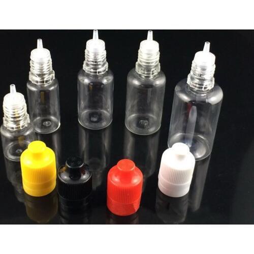 15ml Bottles Ejuice Childproof &Tamper Evident Eliquid Bottles Plastic PET Dropper Bottle 15ml Empty Bottle With Long Thin Tips
