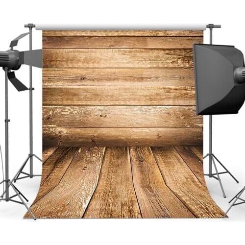 Mehofoto Drown Wood Floor Background for Photography Newborn Party Photo Studio Backdrops Floor-804