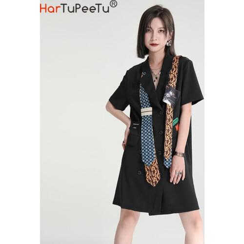 HARTUPEETU Women's Blazers With Short Sleeves