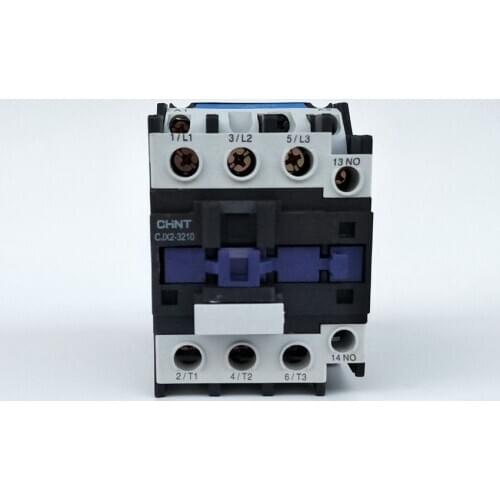 Original CHINT CJX2-3210 AC Contactor 1NO 32A Coil Voltage 380V 220V 110V 36V 24V LC1-D AC Contactor