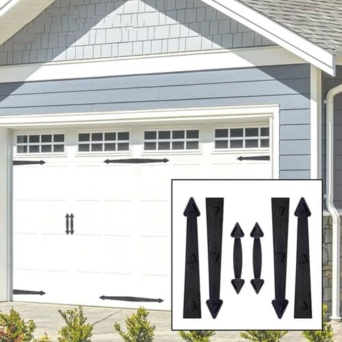 Magnetic Door Handles And Hinges Decorative Accents Garage Carriage Household Hardware Black Door Handles Kit