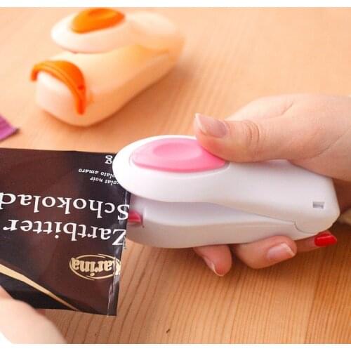 Mini Plastic Bag Impluse Sealer Hheld Tool Kit Portable Heat Sealing Machine Kitchen Accessories Baking Lovers