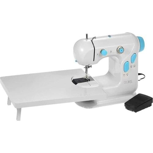 Electric Mini Sewing Machine Upgrade AM-306 Two-line Metal Cross-border E-commerce Household Sewing Machine 220v