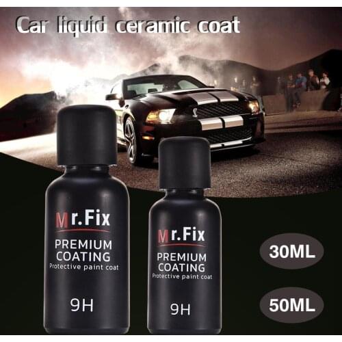 30/50ML Liquid Plating Set Auto Paint Care Upgraded 9H Polish Liquid Crystal Set High Density Super Hydrophobic Glass Coating
