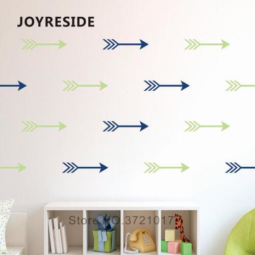 Arrows Set Patterned Wall Sticker Home Kids Bedroom Wall Decor Art Design Wall Decals Arrow Patteren Vinyl Design House M415