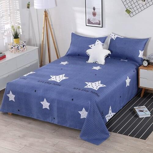 Bed sheet + pillowcase) 3-piece set of thickened twill sanding bed sheet, kang single bed sheet, double bed top supplies