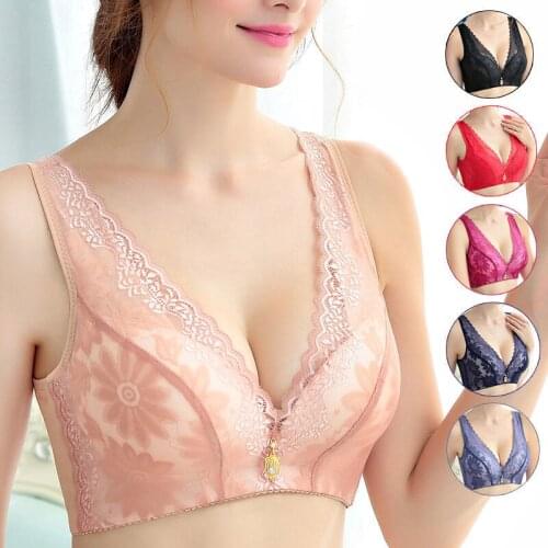 Sexy glamorous bras gather thin no steel ring thin mold cup large underwear womens vest-style fat 100KG small bra thickened bra