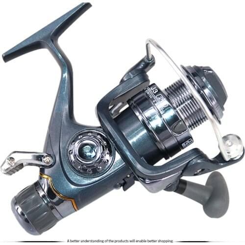 Squid wheel front and rear double brake Fishing Reel Drag Carp Reel Double Spool Spinning Reel Fishing Accessories Of Sea