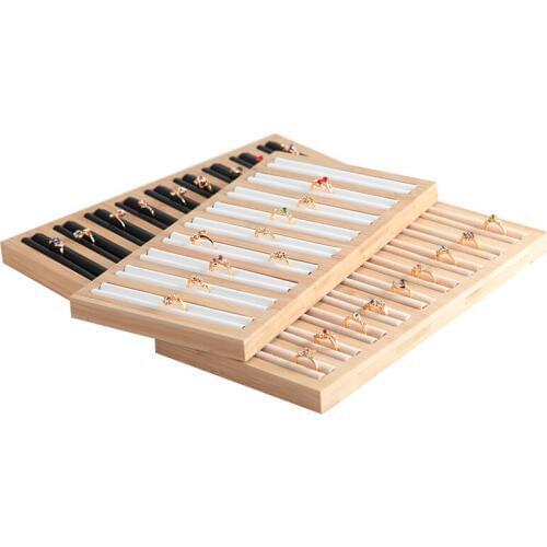 MADALENA SARARA Jewelry Box Display Holder For Jewelry Orgnization Bamboo Display Tool 29x15cm