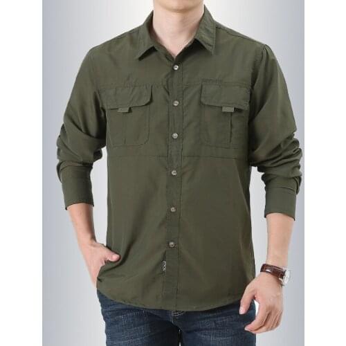 VSRONK Men's Long Shirts