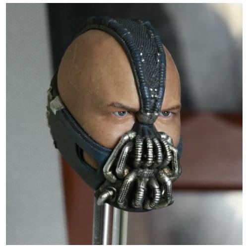 1/6 Male Bane head sculpture model for 12 inch action figure Male Body Toys
