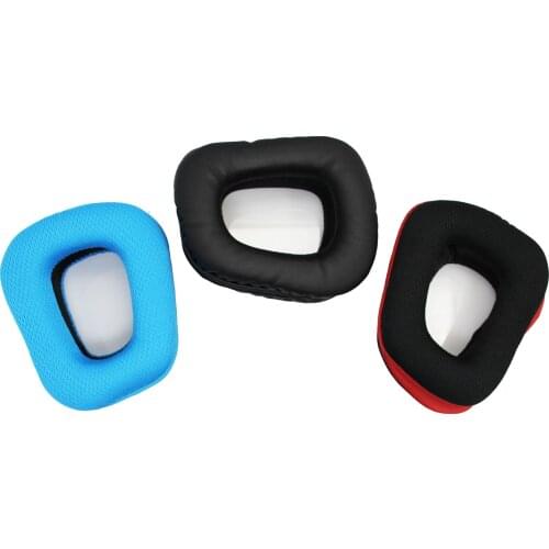 1 Pair Replacement Ear Pads Cushions Earmuffs Replace Ear Pads for Logitech G35 G930 G430 F450 Headphones Headset Case Cover